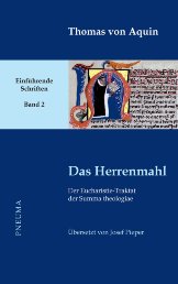 Thomas von Aquin - Das Herrenmahl (Cover)