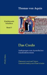 Thomas von Aquin - Das Credo (Cover)
